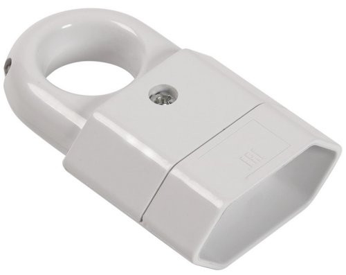 Розетка штепсельная без заземления прямая с кольцом Smartbuy 6А белый фото Розетка штепсельная без заземления прямая с кольцом Smartbuy 6А белый картинка